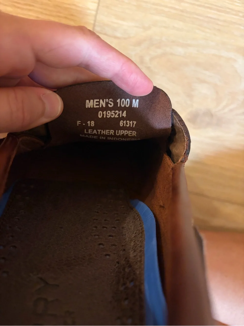 Sperry Men’s Classic Brown Leather Boat Shoes size 10